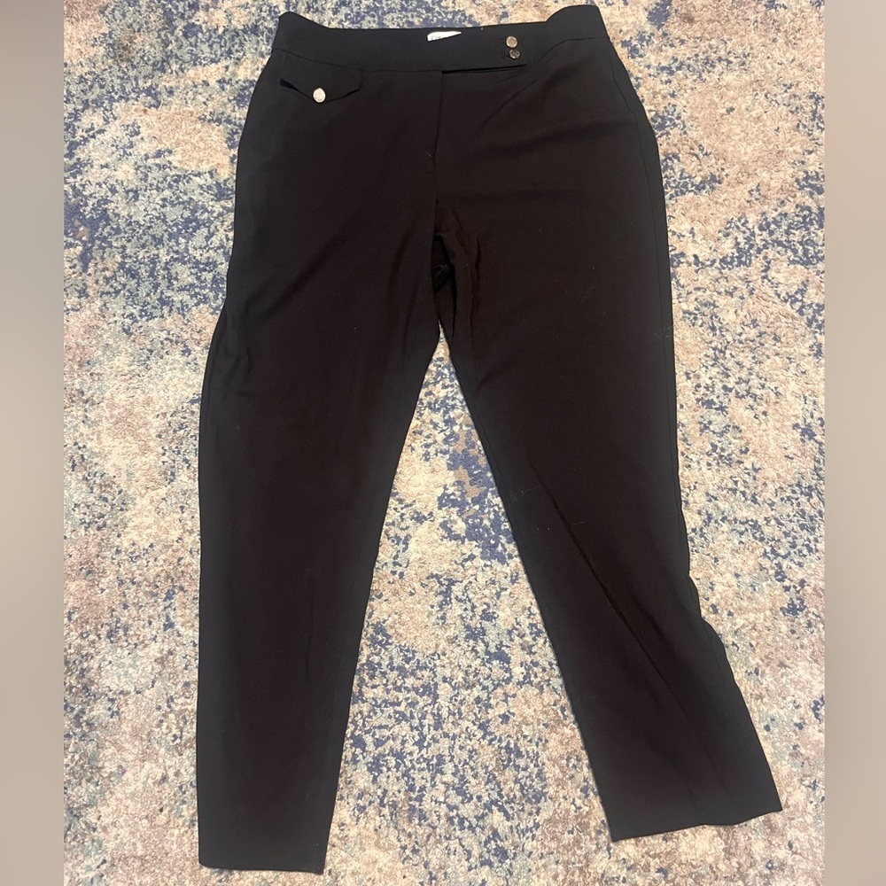 Calvin Klein Black Slim Fit Dress Pants - Size 12